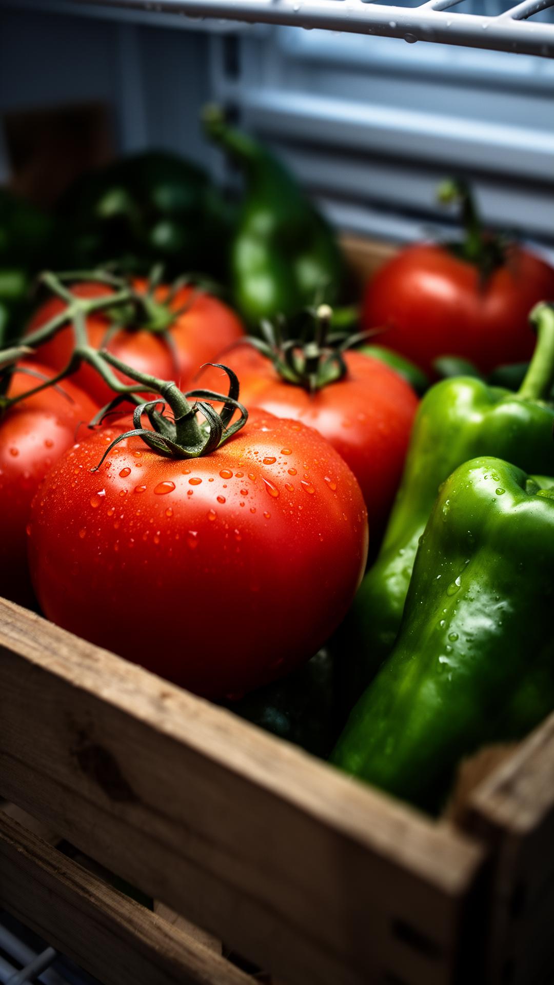 Fresh produce stored at Lighthouse